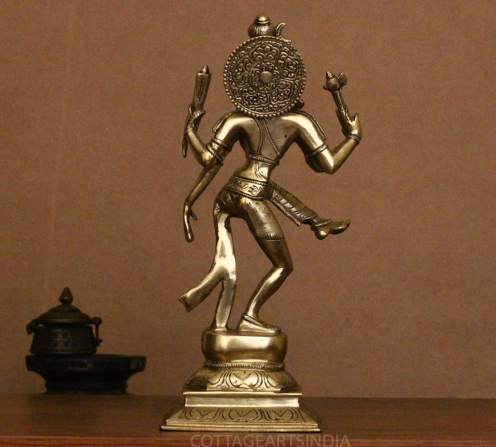 Brass Ardhanareshvara Dancing 12.5"