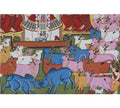 Hand-Painted Shrinathji Pichwai Painting | Krishna with Cows & Gopis
