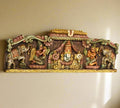 Wooden Wall Panel Vishnu ji Garuda and Hanuman