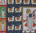 Hand-Painted Shrinathji Pichwai Painting | Sacred Cow & Darshan Nathdwara Art