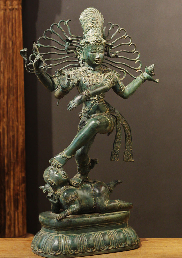 Balinese Bronze Dancing Shiva -Nataraj 27"