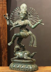 Balinese Bronze Dancing Shiva -Nataraj 27"