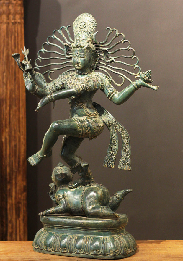 Balinese Bronze Dancing Shiva -Nataraj 27"