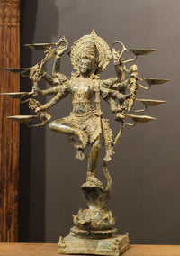 Balinese Bronze Dancing Krishna 25"