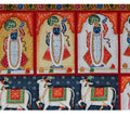 Hand-Painted Shrinathji Pichwai Painting | Sacred Cow & Darshan Nathdwara Art