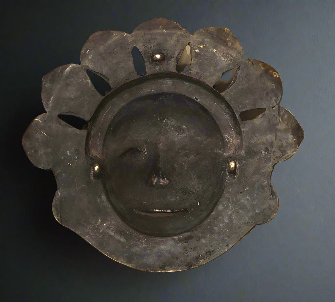 Theyyam Bronze Bootha Mask Walll Hanging