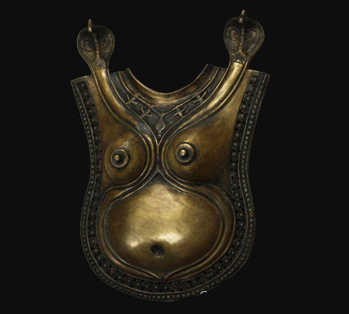 Wall Hanging Bronze Theyyam Breast Pad -Collectors Item