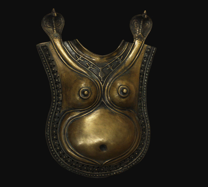 Wall Hanging Bronze Theyyam Breast Pad -Collectors Item