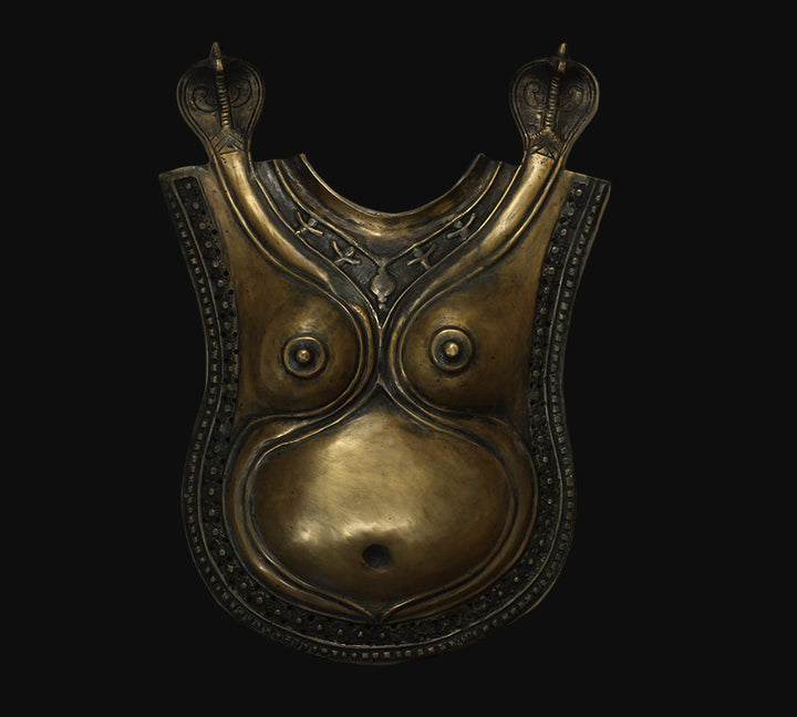 Wall Hanging Bronze Theyyam Breast Pad -Collectors Item