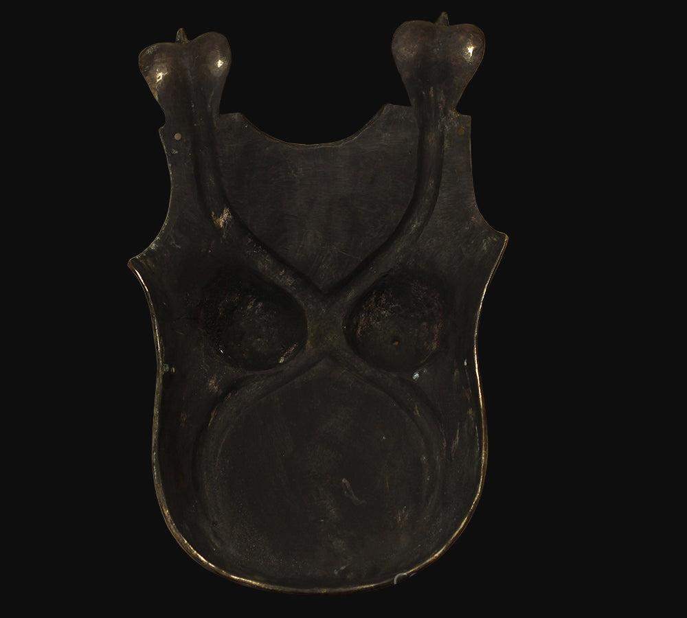 Wall Hanging Bronze Theyyam Breast Pad -For Collectors