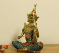 Brass Thai Musicians Stonework