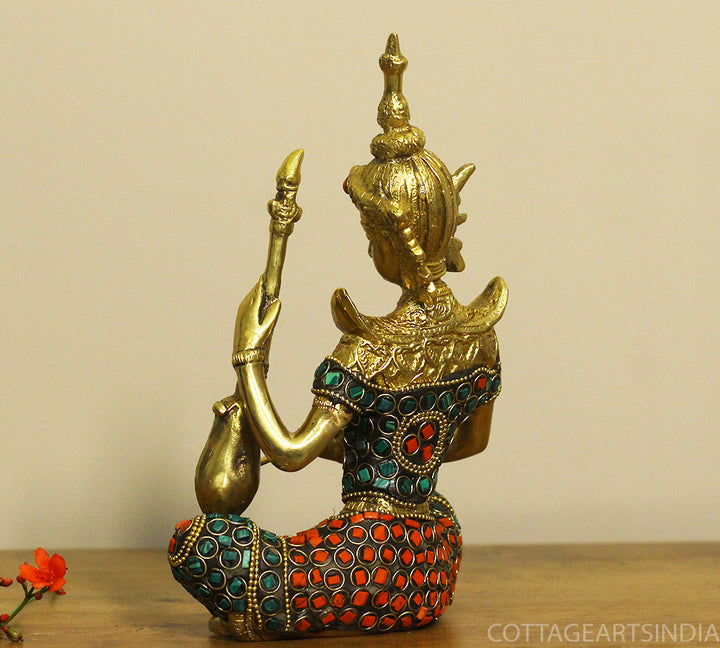 Brass Thai Musicians Stonework