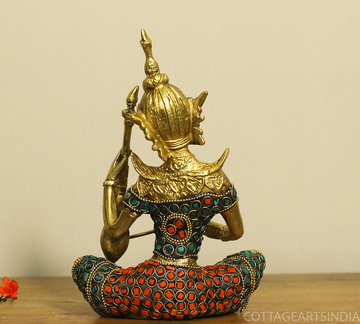 Brass Thai Musicians Stonework