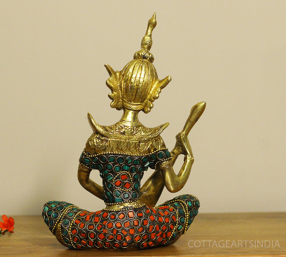 Brass Thai Musicians Stonework