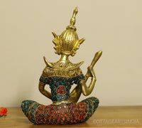 Brass Thai Musicians Stonework