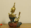 Brass Thai Musicians Stonework