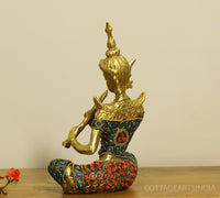 Brass Thai Musicians Stonework