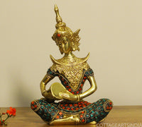 Brass Thai Musicians Stonework