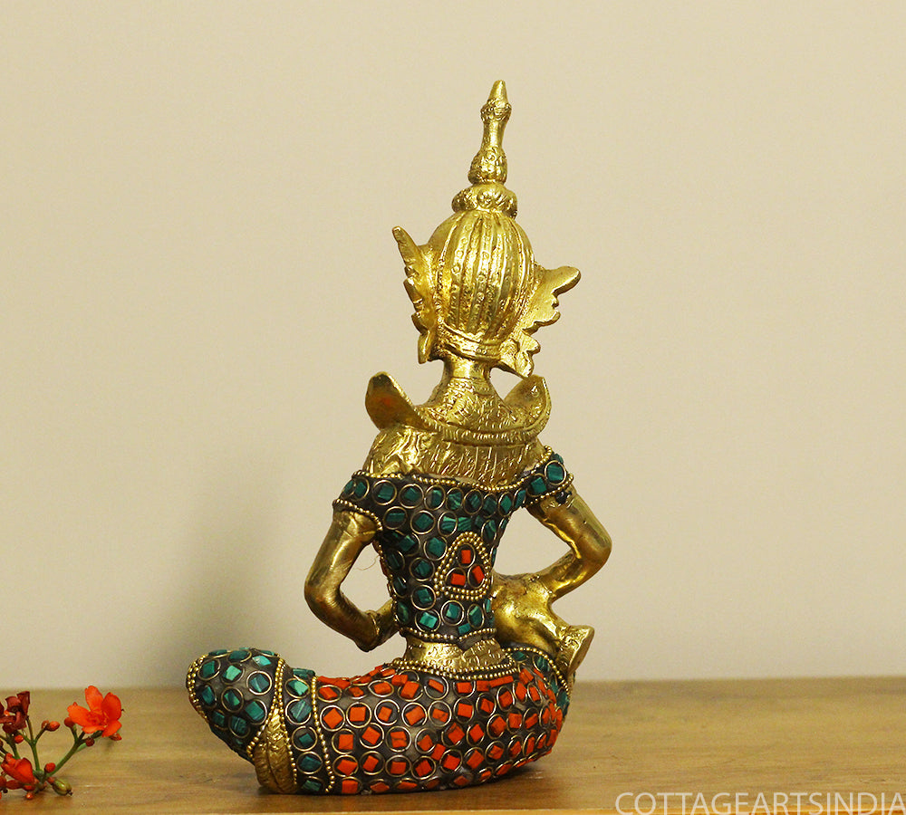 Brass Thai Musicians Stonework