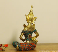 Brass Thai Musicians Stonework