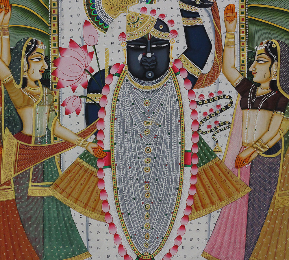 Shrinathji Haveli Darshan Hand Painted Pichwai Painting