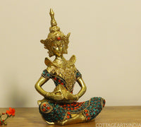 Brass Thai Musicians Stonework