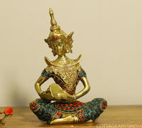 Brass Thai Musicians Stonework