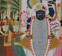 Shrinathji Haveli Darshan Hand Painted Pichwai Painting