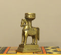 Brass Horse Candle Stand