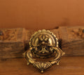 Brass Yali and Peacock Door Knocker