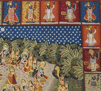 Shrinathji in Vrindavan Pichwai Painting