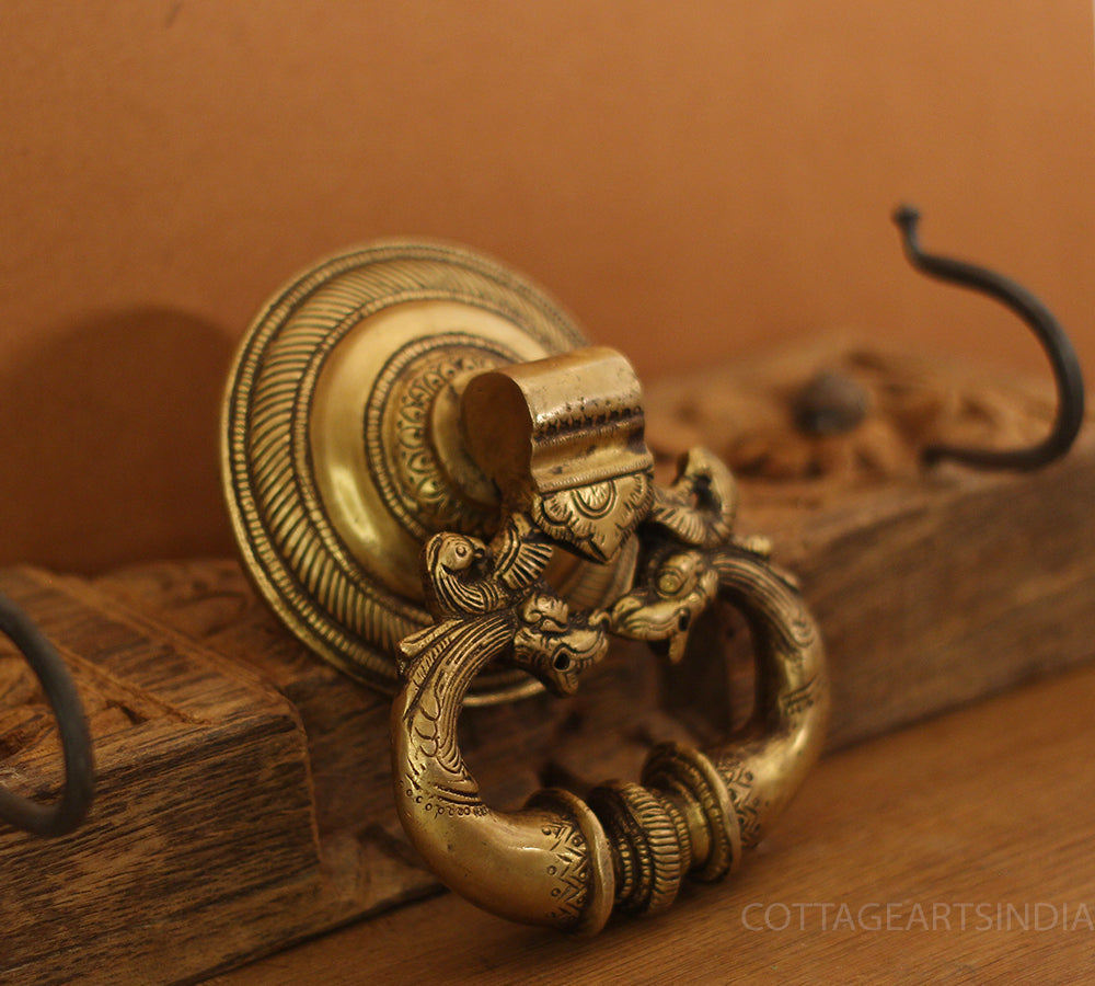 Brass Yali Door Knocker