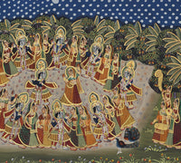 Shrinathji in Vrindavan Pichwai Painting