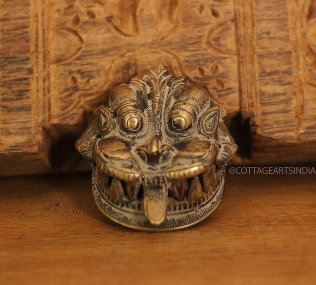 Brass Vintage Finish Yali Door Knob