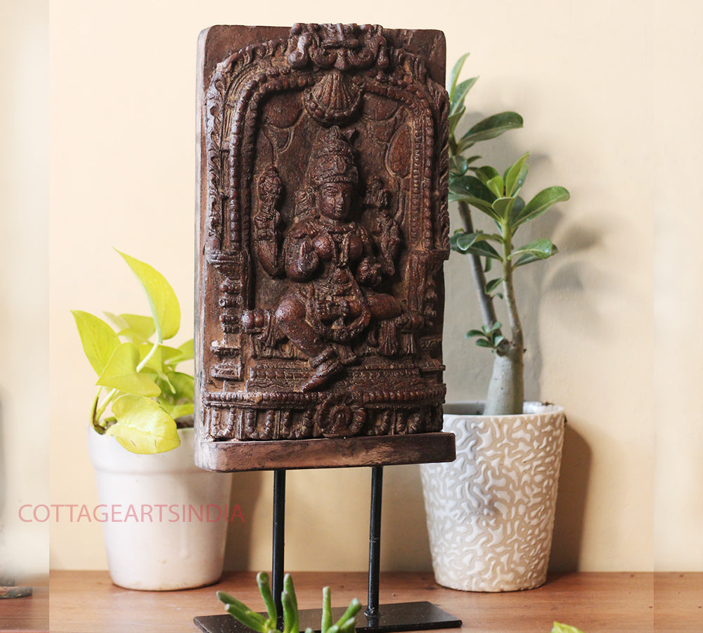 Vintage Wood /Stone Laxmi