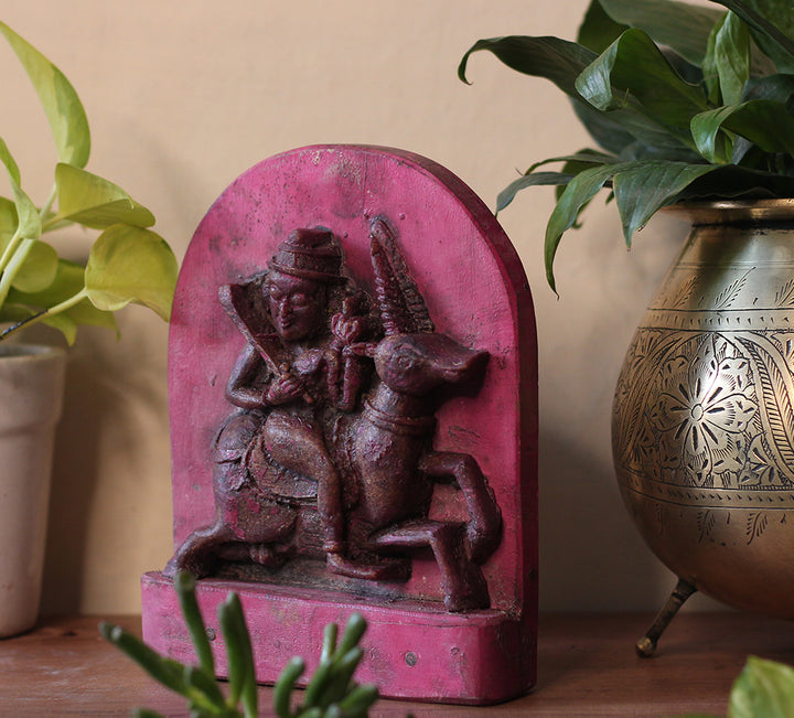 Vintage Wood /Stone Shiva