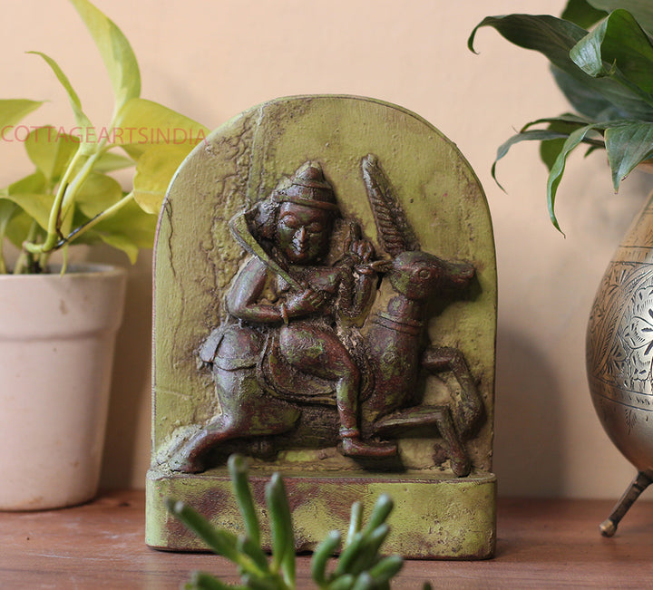 Vintage Wood /Stone Shiva Idol