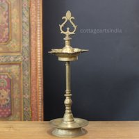 Vintage Brass Vilakku Oil Lamp