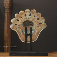 Brass Panjurli Theyyam Bhuta Mask | Handcrafted Kerala Wall Decor