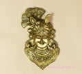 Brass Krishna Mask Wall Hanging
