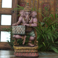 Handcrafted Ganesha Playing Harmonium | Indian Music Decor