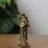 Handcrafted Brass Hanuman Idol in Namaste Pose