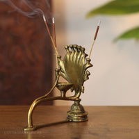 Brass Sesh Naag Aarti & Incense Stand
