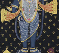 Shrinathji Ekant Darshan Hand Painted Pichwai Painting | Gold Foil Nathdwara Art