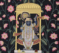 Shrinathji Lotus Pavilion Hand Painted Pichwai Painting | Gold Foil Nathdwara Art