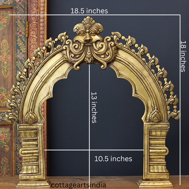 Brass Prabhawali Kirtmukha