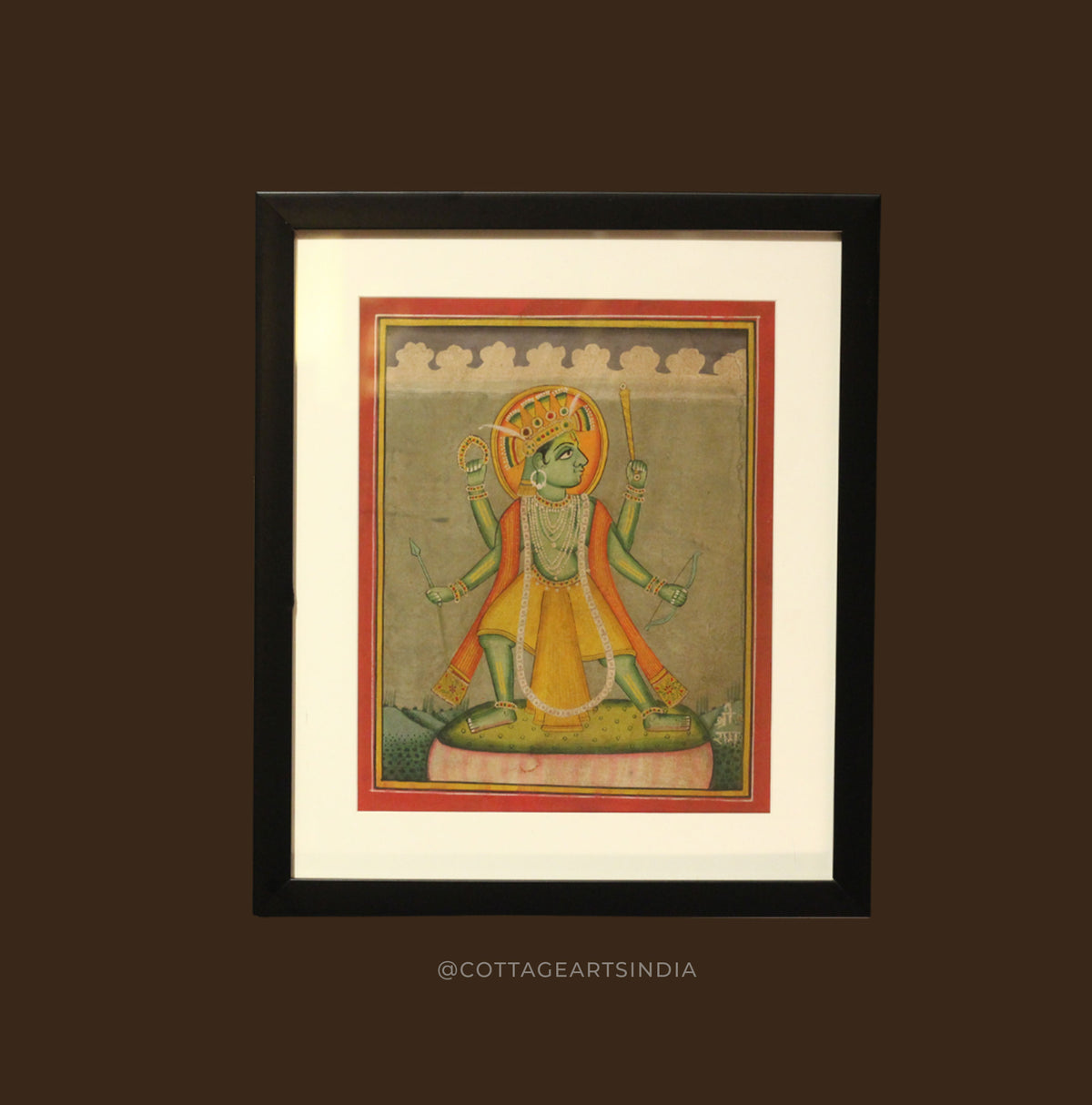 Dashavatara of Lord Vishnu (set of 13) – Pahari Miniature Painting