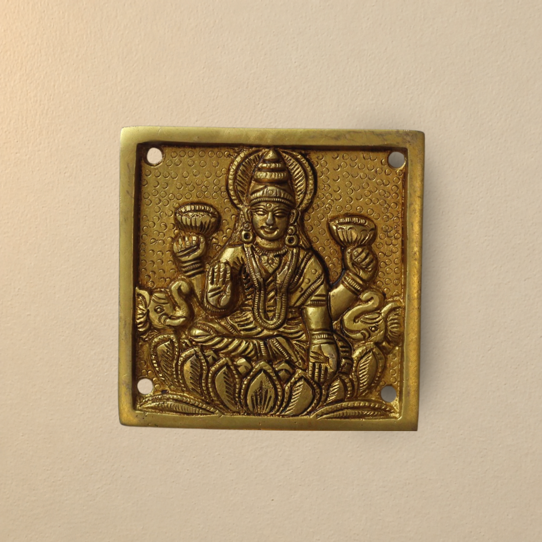 Brass Ashta Lakshmi Wall Hanging (Set of 8 Lakshmi) For Pooja Room