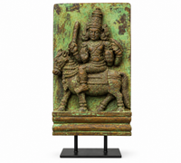 Vintage Wood /Stone Shiva Idol