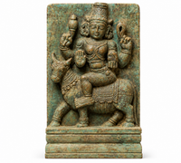 Vintage Wood /Stone Shiva Idol